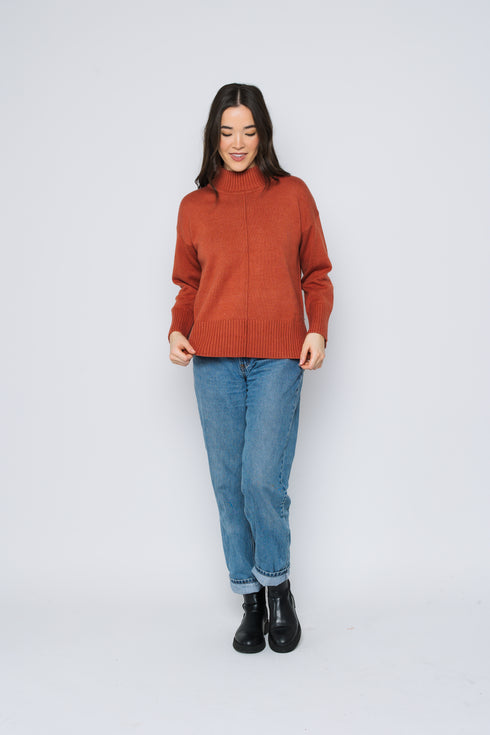 Lita-Mock Neck Pullover